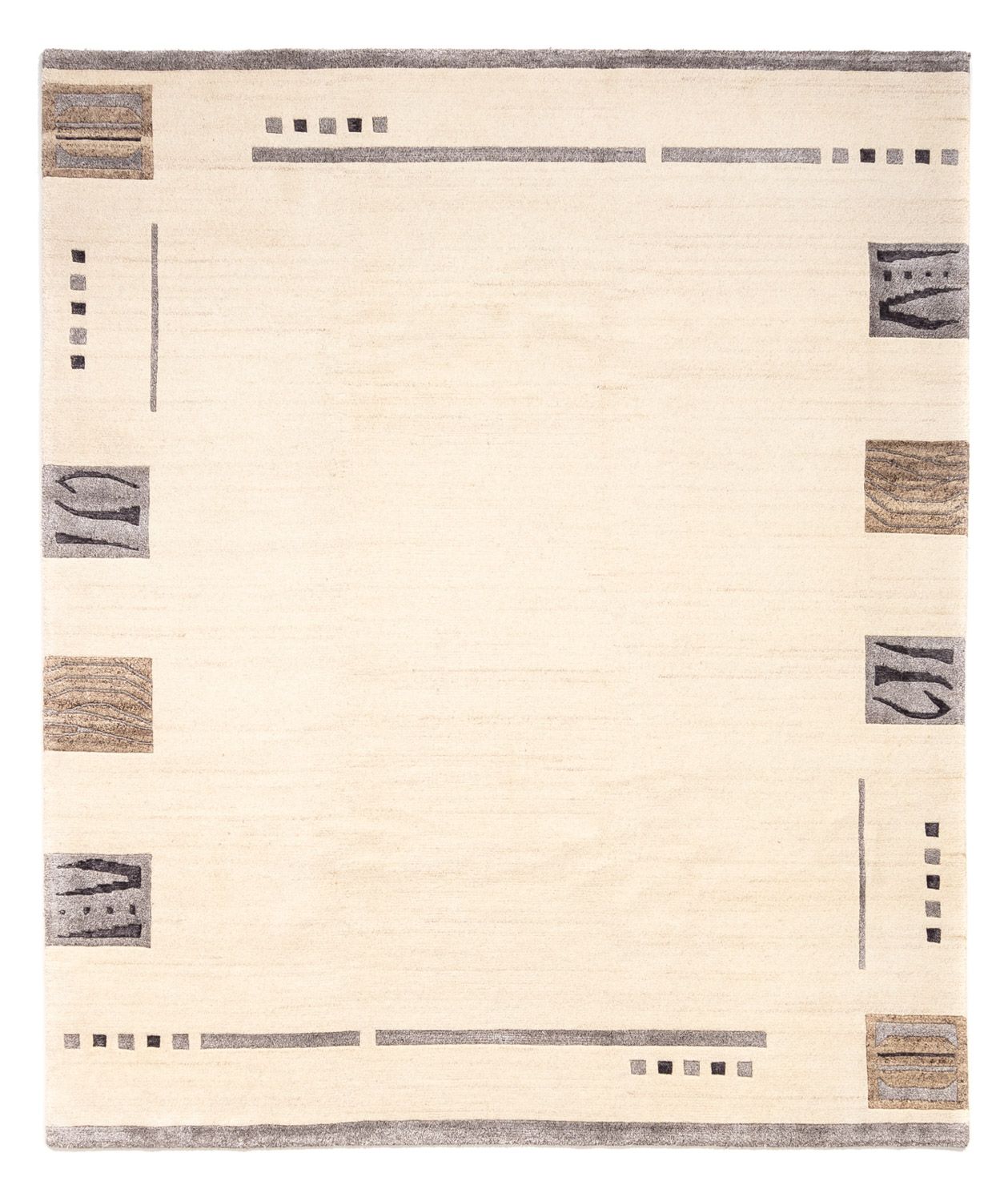 Nepal Teppich 300 x 250 cm - beige