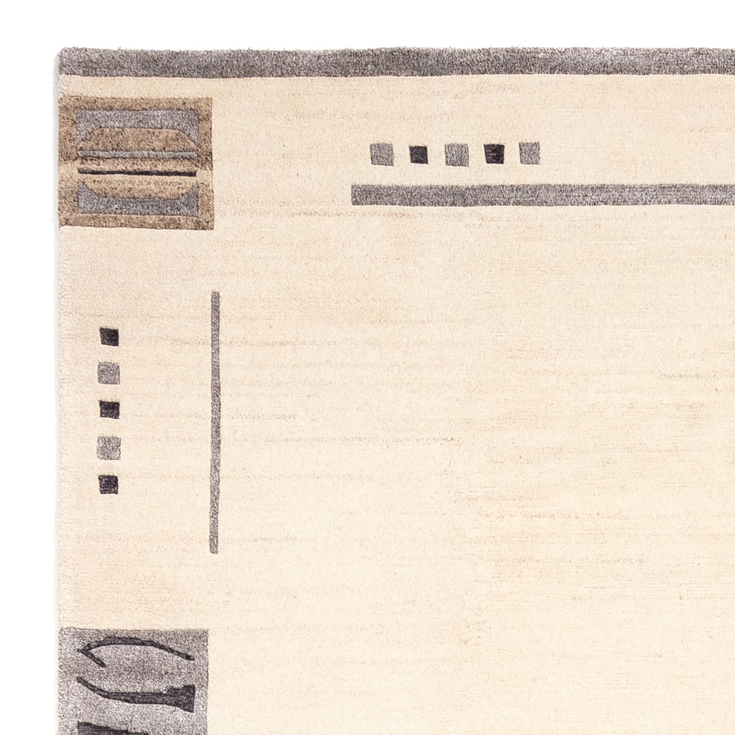 Nepal Teppich 300 x 250 cm - beige