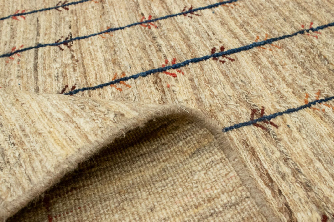 Gabbeh Persisch Teppich 200x140cm - Perserteppich Wollteppich