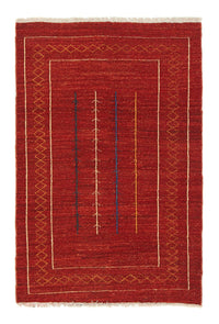 Tapis Gabbeh - Persan - 175 x 112 cm - rouge