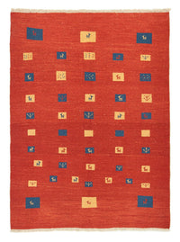 Tapis Gabbeh - Persan - 225 x 164 cm - rouge