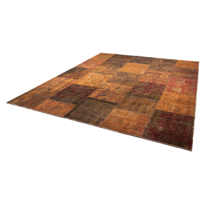 Patchwork Teppich 296 x 246 cm