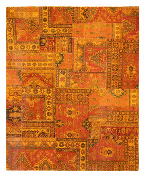 Patchwork Teppich 295 x 239 cm
