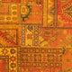 Patchwork Teppich 295 x 239 cm