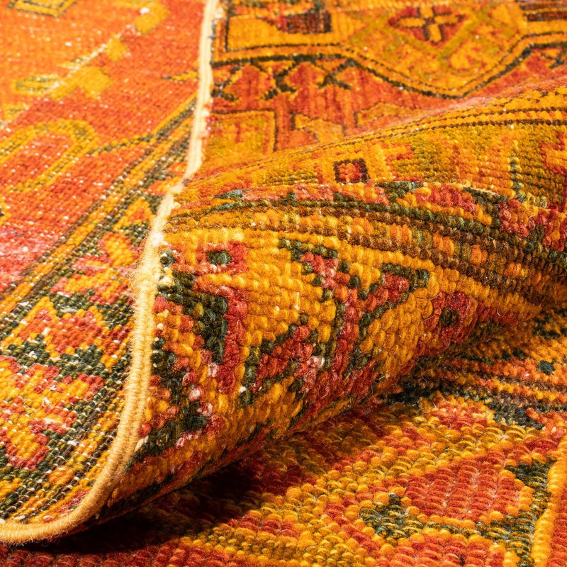 Patchwork Teppich 295 x 239 cm