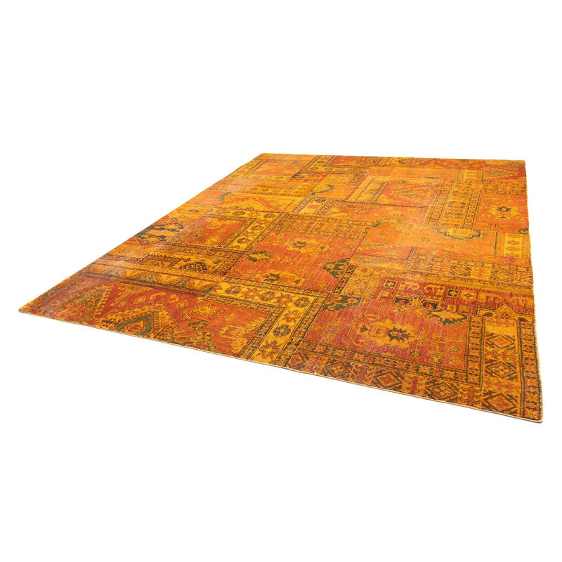 Patchwork Teppich 295 x 239 cm