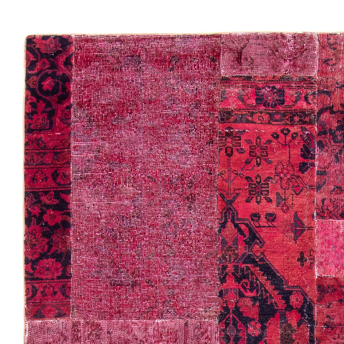 Patchwork Teppich 269 x 180 cm