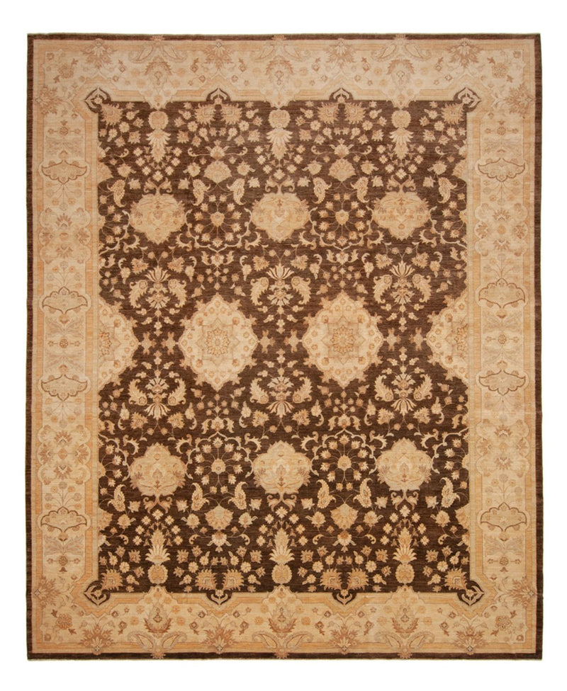 Ziegler Teppich - 465 x 368 cm - braun