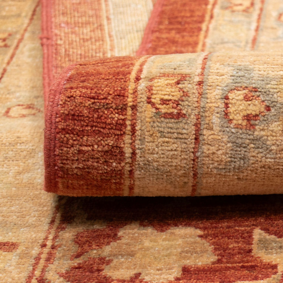 Ziegler Teppich - 443 x 349 cm - rost