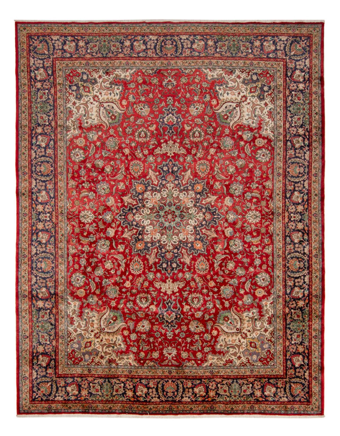 Perserteppich - Täbriz - 434 x 343 cm - rot