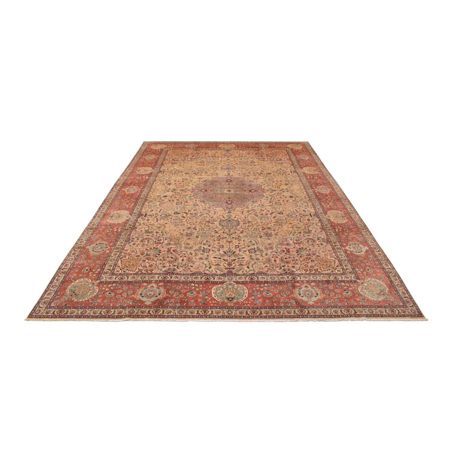 Perserteppich - Täbriz - Royal - 486 x 350 cm - beige