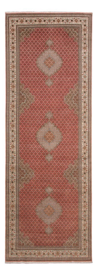 Tapis persan - Tabriz - Royal - 600 x 200 cm - rouge