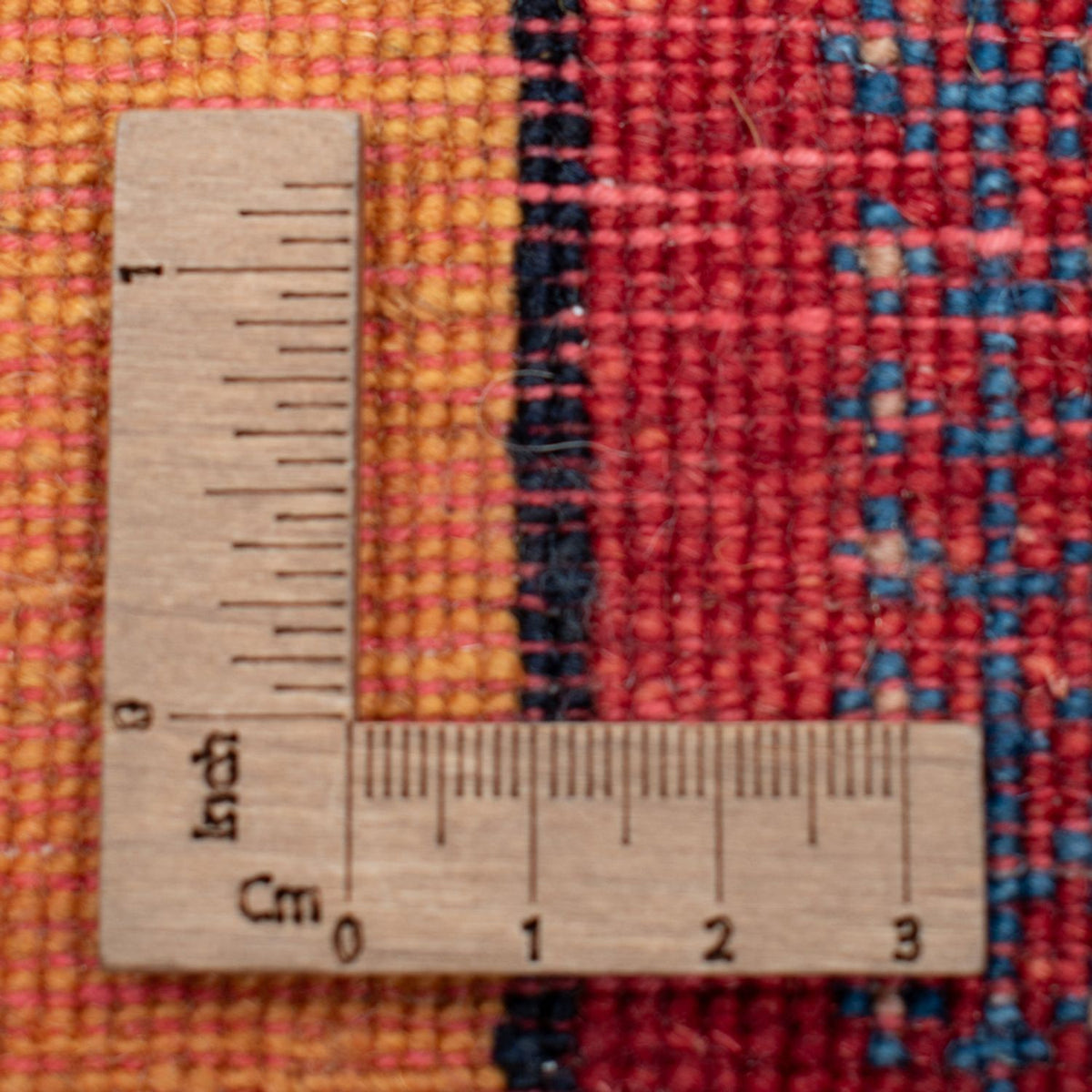 Gabbeh Teppich - Loribaft Perser - 118 x 84 cm - gold