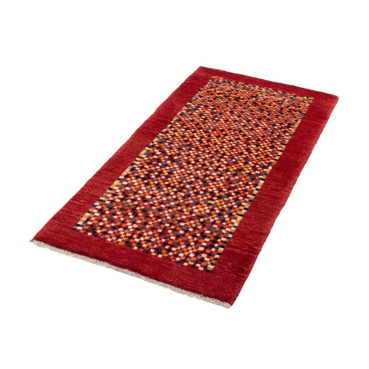Gabbeh Teppich - Loribaft Perser - 135 x 72 cm - mehrfarbig