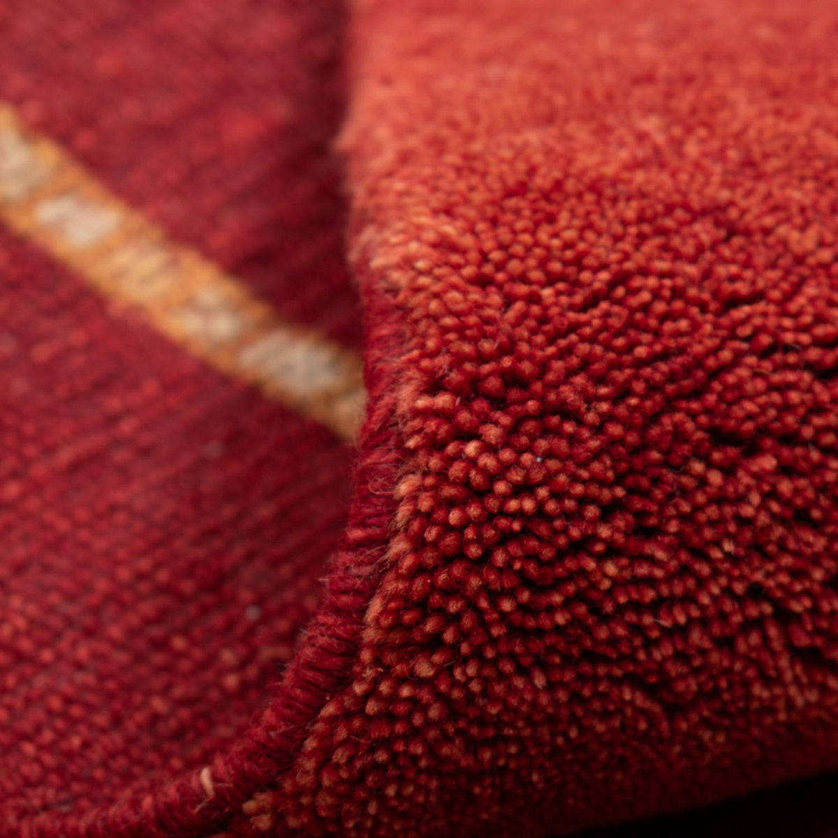 Gabbeh Teppich - Loribaft Perser - 133 x 84 cm - rot