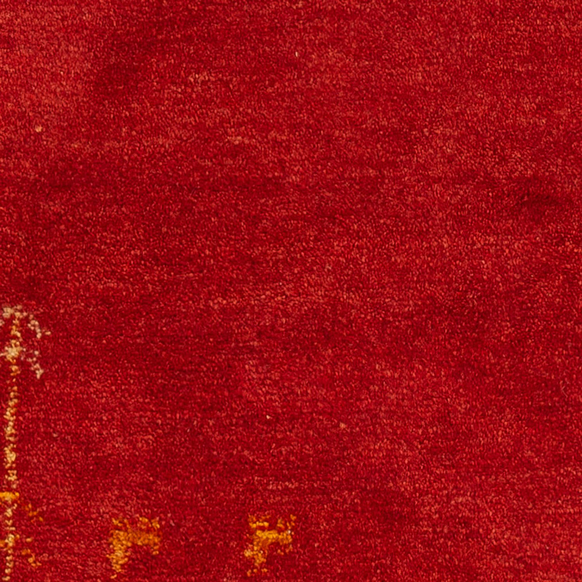 Gabbeh Teppich - Loribaft Perser - 126 x 85 cm - rot