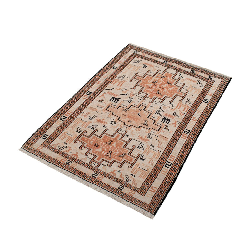 Kelim Teppich - Oriental - 100 x 71 cm - beige