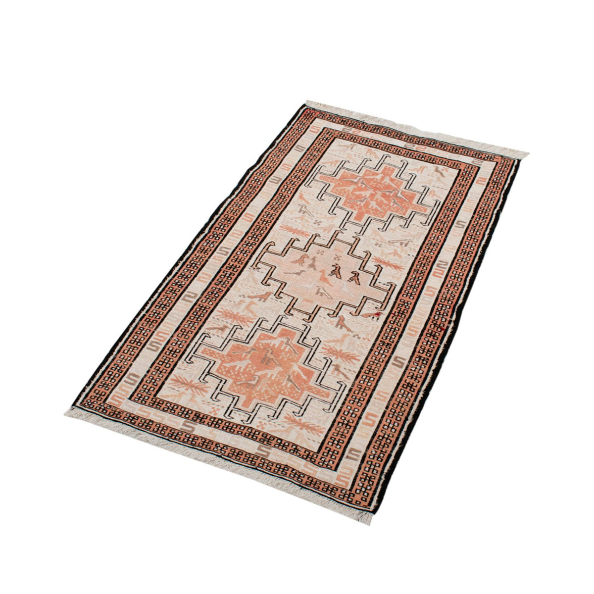 Kelim Teppich - Oriental - 103 x 62 cm - beige