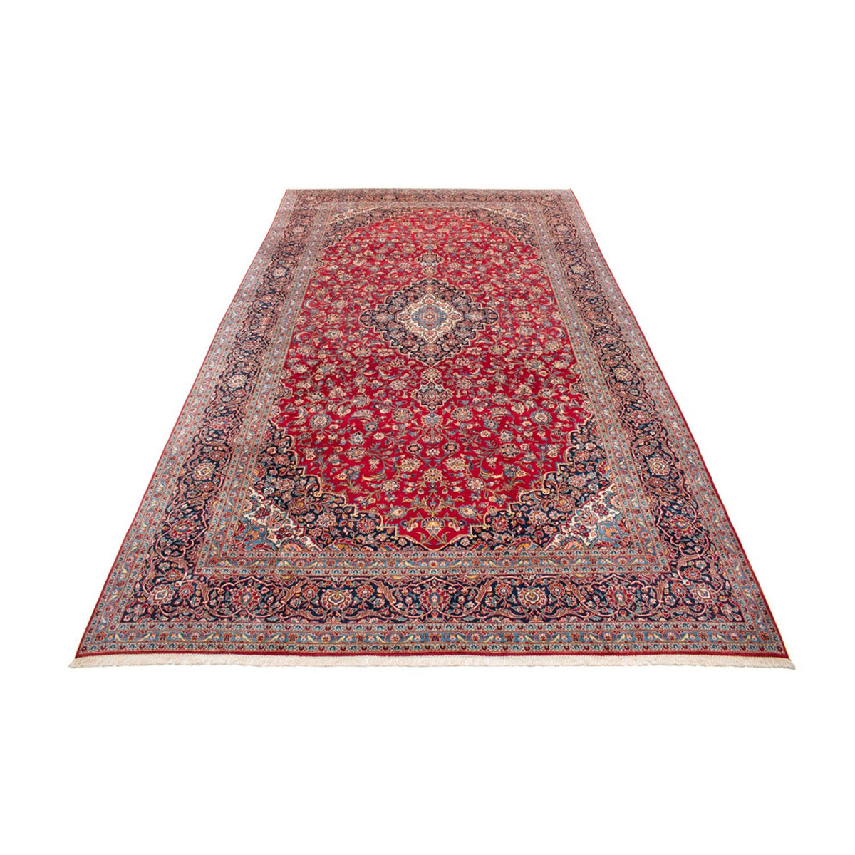 Perserteppich - Keshan - 525 x 302 cm - rot