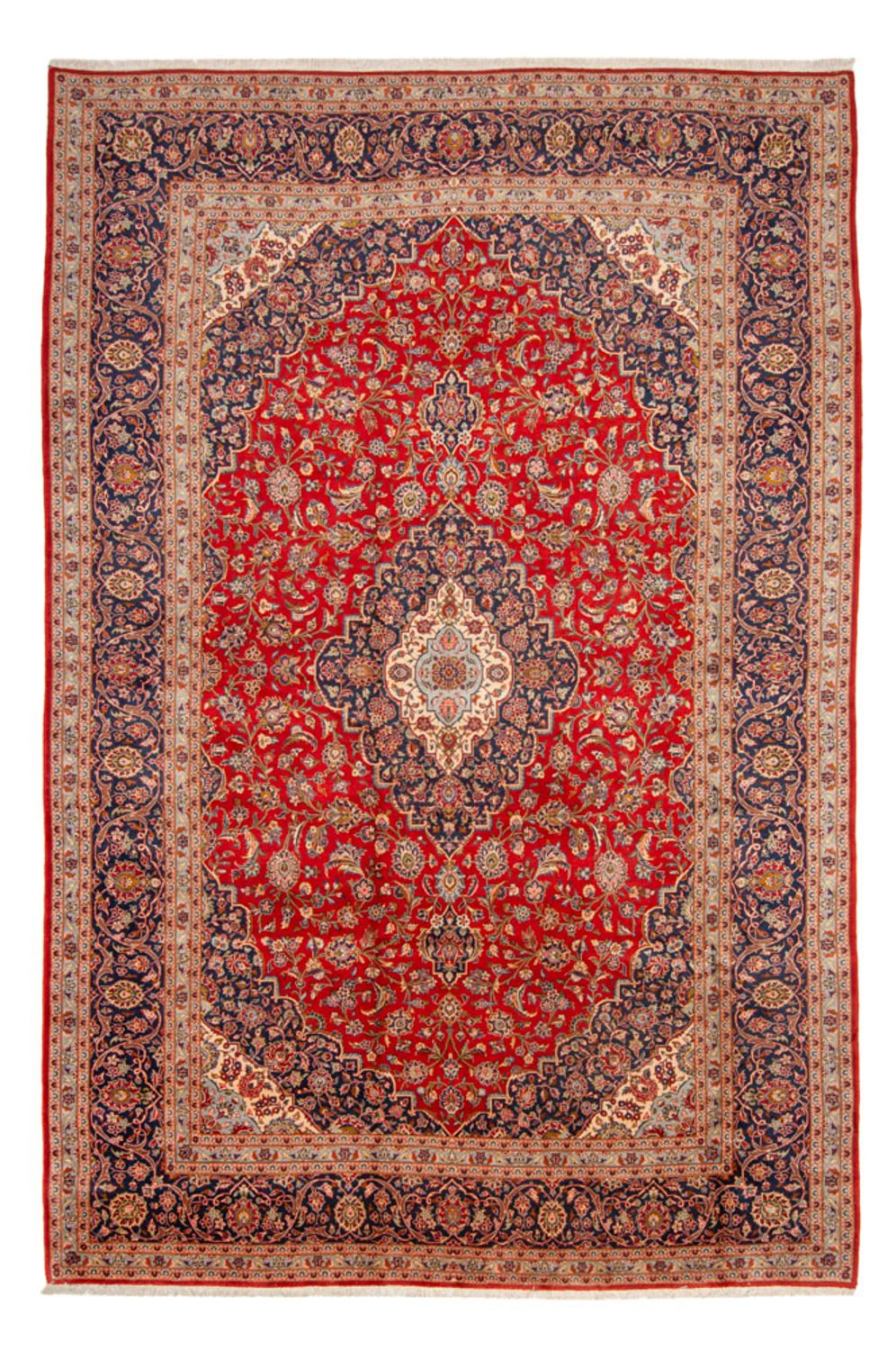 Perserteppich - Keshan - 467 x 296 cm - rot