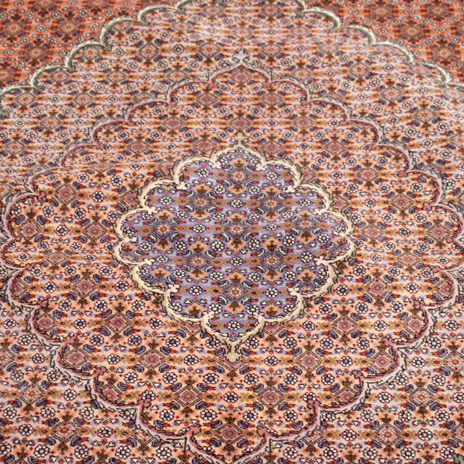 Perserteppich - Täbriz - Premium - 490 x 360 cm - dunkelblau