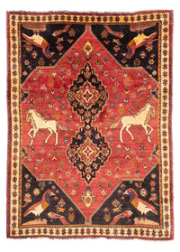 Tapis persan - Nomadic - 272 x 200 cm - rouge