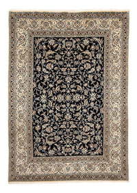 Tapis persan - Nain - 280 x 199 cm - bleu foncé