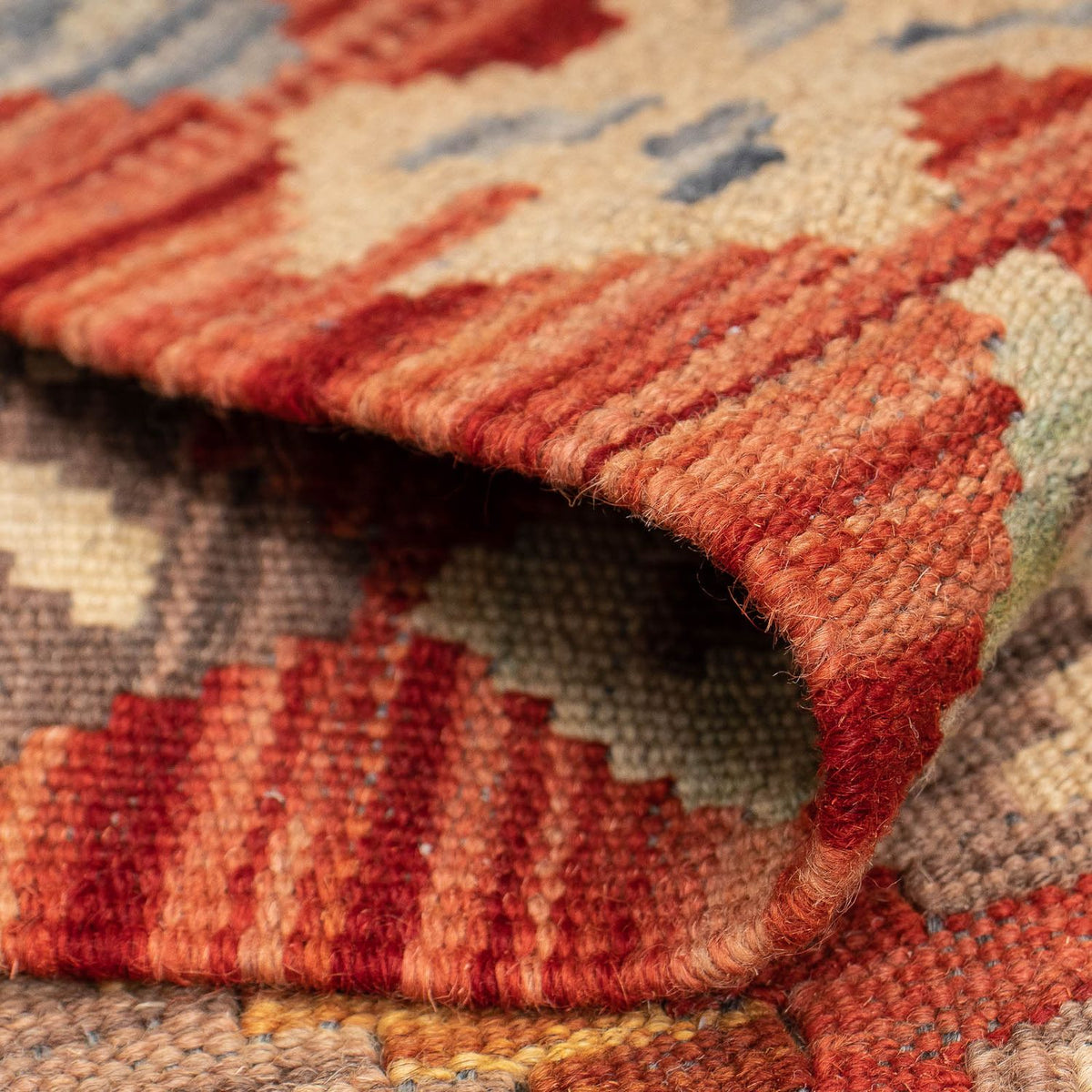 Kelim Teppich - Splash 298 x 77 cm