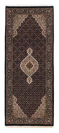 Tappeto corsia Tappeto Persero - Tabriz - 195 x 79 cm - blu scuro