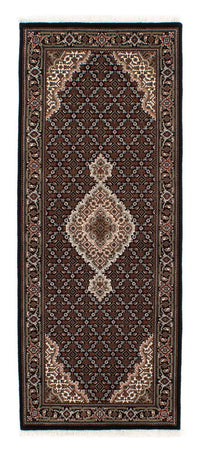 Tappeto corsia Tappeto Persero - Tabriz - 199 x 81 cm - blu scuro
