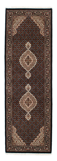 Tappeto corsia Tappeto Persero - Tabriz - 251 x 82 cm - blu scuro