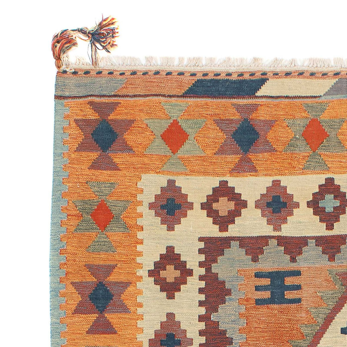 Kelim Fars Teppich 143x212cm - mehrfarbig