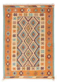 Tapis Kelim - Tendance - 205 x 155 cm - multicolore