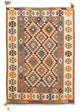 Kelim Fars Teppich 145x210cm - mehrfarbig