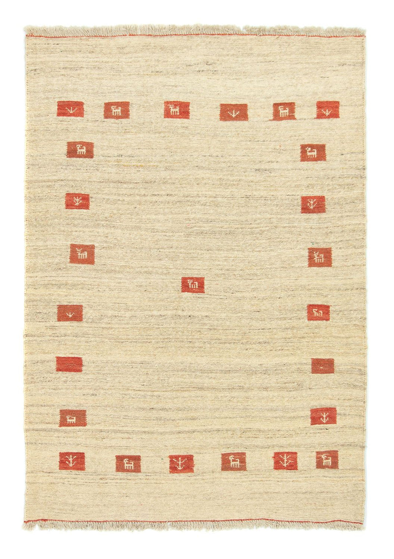 Gabbeh Teppich - Indus 180 x 120 cm - beige