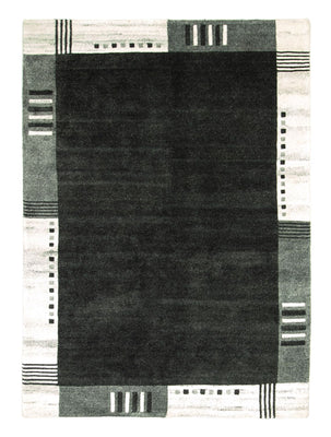 Tapis vintage - 200 x 140 cm - noir