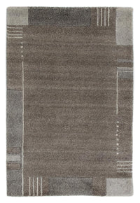 Tapis Népalais - 90 x 60 cm - gris