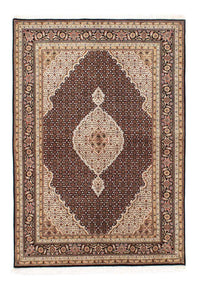Tapis persan - Tabriz - 238 x 166 cm - bleu foncé