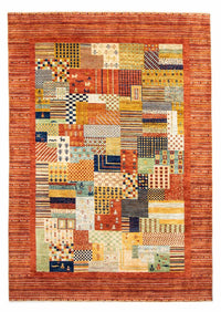 Tapis Gabbeh - Loribaft Persan - 228 x 170 cm - rouille