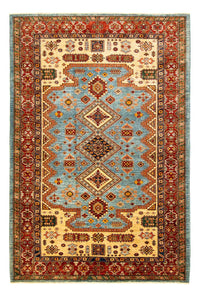 Tapis Ziegler - Kazak - 271 x 184 cm - bleu clair