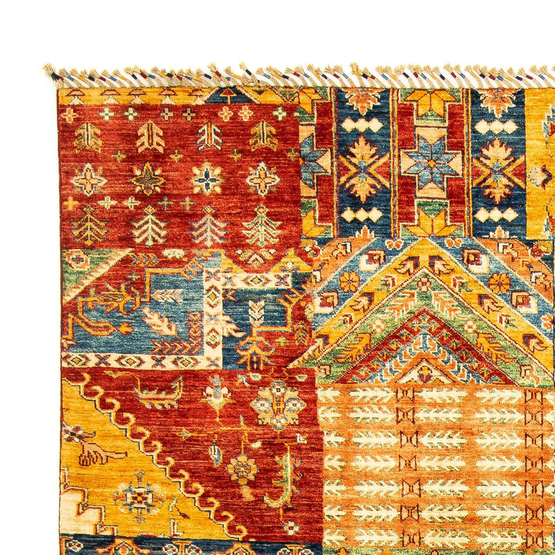 Patchwork Teppich 247 x 181 cm