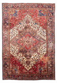 Tapis persan - Nomadic - 282 x 202 cm - rouge