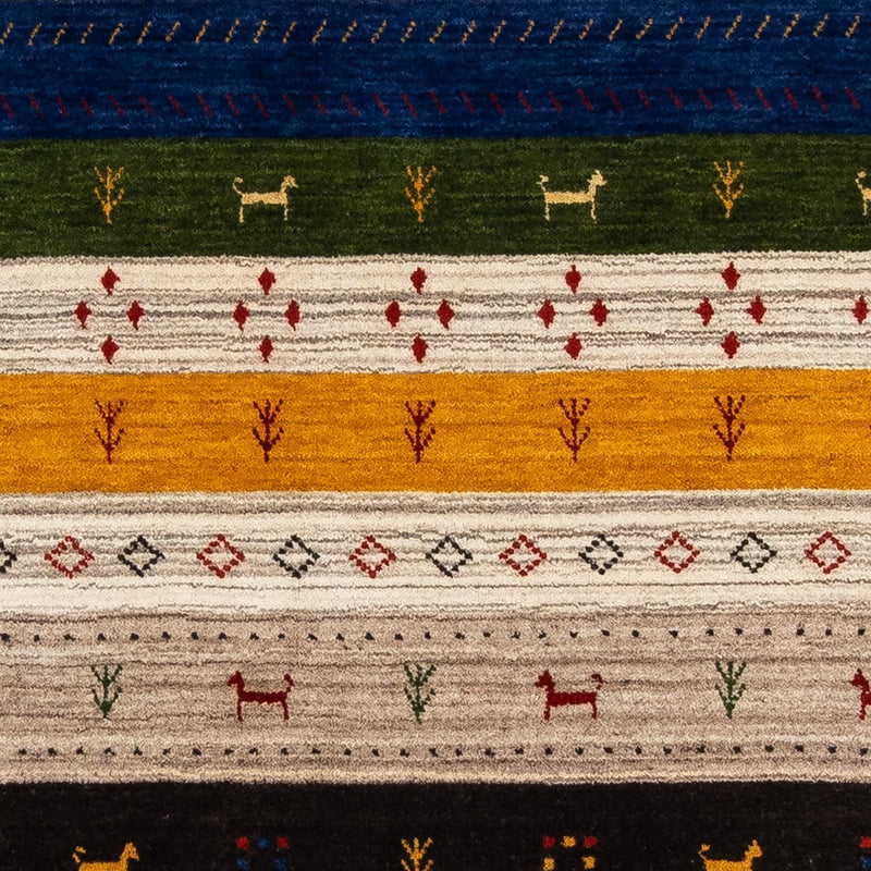 Gabbeh Teppich - Loribaft Indus 200 x 144 cm - mehrfarbig