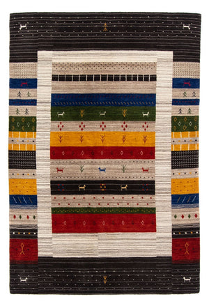 Gabbeh Teppich - Loribaft Indus 200 x 140 cm - mehrfarbig