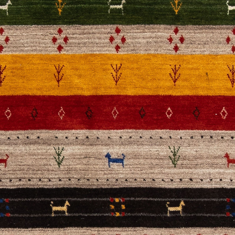 Gabbeh Teppich - Loribaft Indus 200 x 140 cm - mehrfarbig