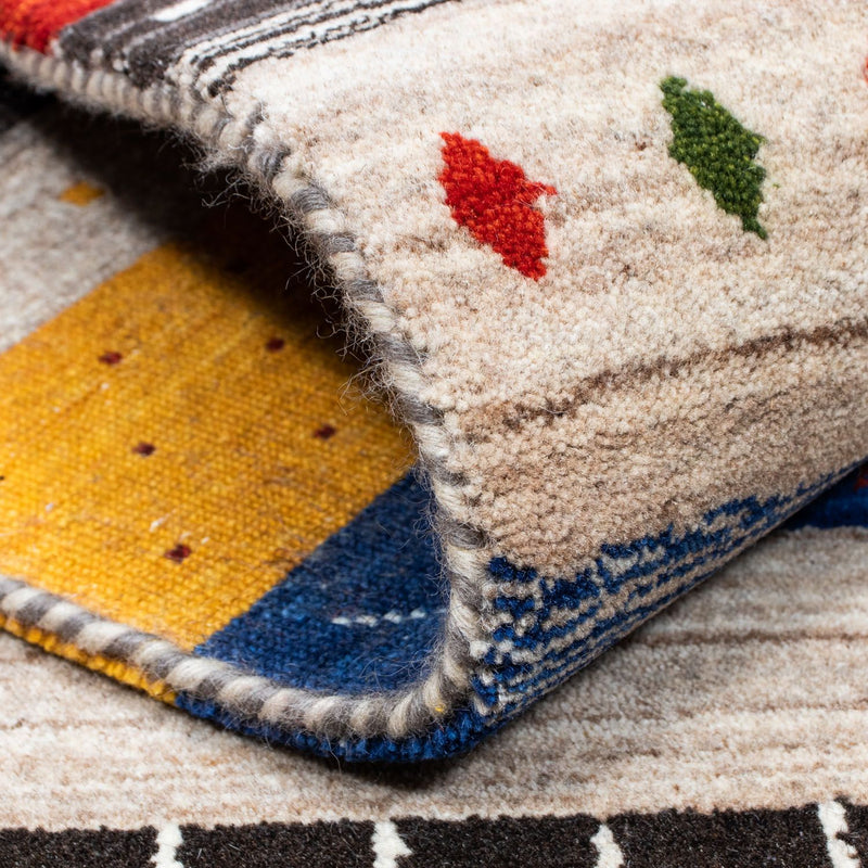 Gabbeh Teppich - Loribaft Indus 200 x 140 cm - mehrfarbig