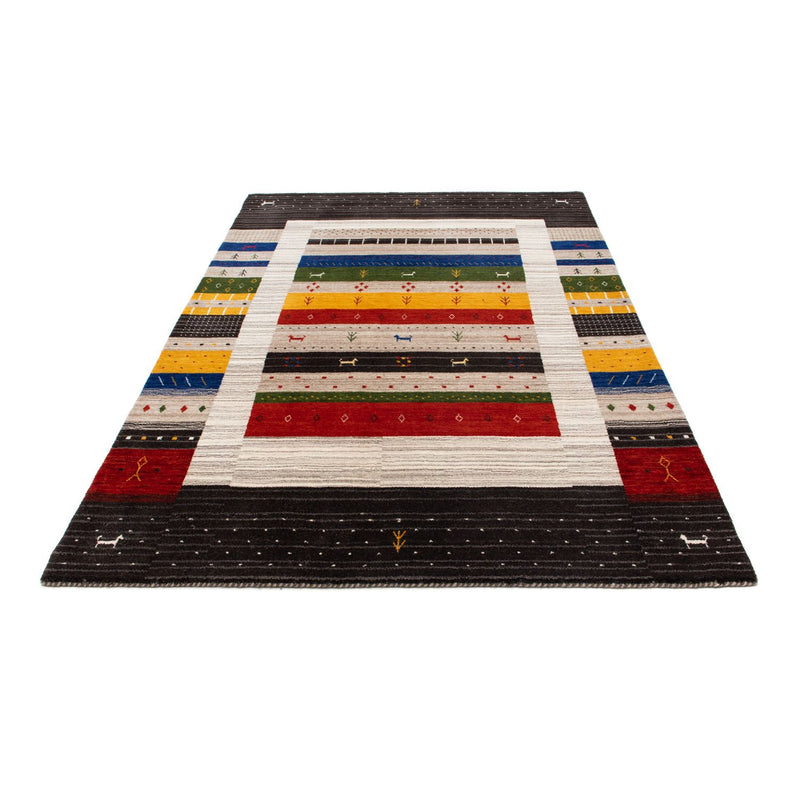 Gabbeh Teppich - Loribaft Indus 200 x 140 cm - mehrfarbig