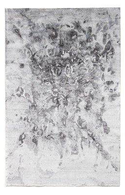 Designer Teppich 300 x 200 cm - silber