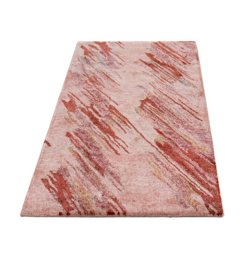 Designer Teppich 140 x 70 cm - rot