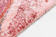 Designer Teppich 140 x 70 cm - rot